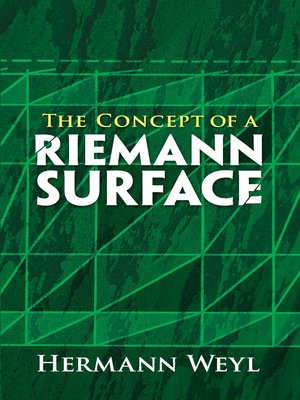 cover image of The Concept of a Riemann Surface